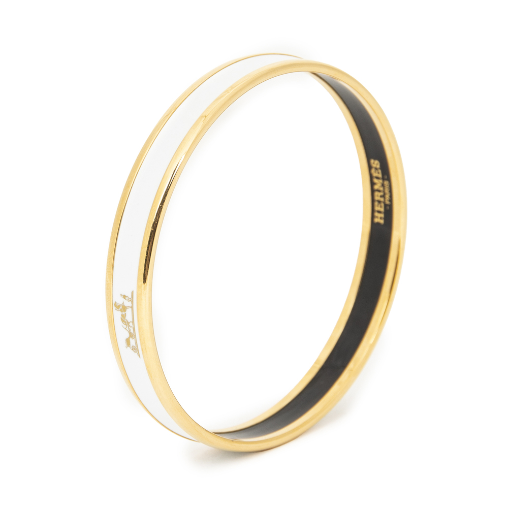 Hermes Enamel Bangle PM